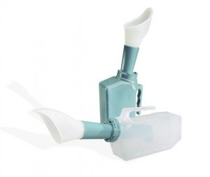 Urinaal met terugloop beveiliging