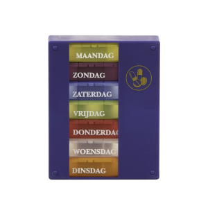 Pillenbox 1 week - 4 vaks NL