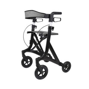 Saturn rollator - mat-zwart
