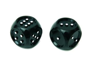 Dobbelstenen braille 3x3cm/2sts