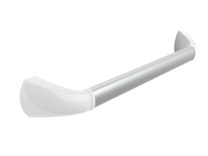 SC wandbeugel 40cm Alu  Afdekkap Mat wit