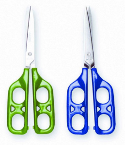 SCHAAR MET DUBBEL OOG, ROND 45 MM RECHTSHANDIG