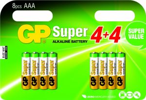 AAA batterijen multipack - 8 stuks