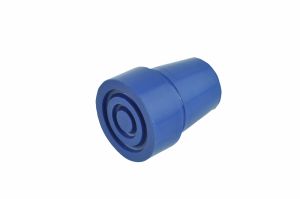 Kruk- en stokdoppen 19 mm blauw PR30034-BL