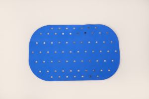 Anti-slip bad- en douchematten badmat klein blauw Atlantis PR45127-BL