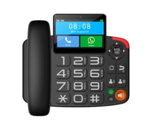 Maxcom MM42D Senioren Desktelefoon met SIM-kaart - Whatsapp en SOS-knop