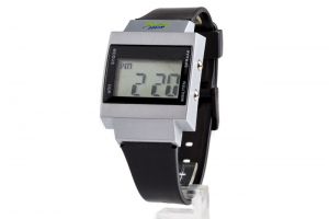 Nederlandssprekend horloge - zilver/zwart