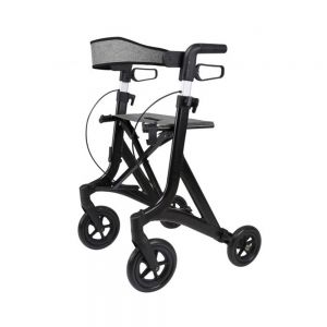 Saturn rollator - mat-zwart