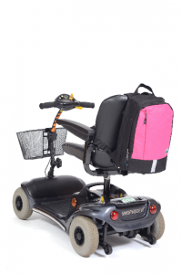 Rugzak mobility klein zwart/roze