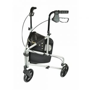 Aluminium 3-wiel rollator zilver PR30275-SL