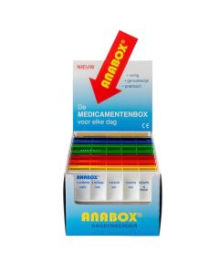 Anabox display met dagbox (16st)