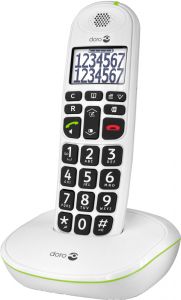 PhoneEasy 110 draadloze telefoon met sprekende cijfertoetsen