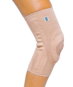 Elastische Kniebandage - beige