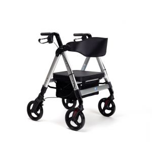 Rollator Goliat XXL - zilver -  tot 200kg belastbaar