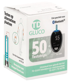 Ht One TD-Gluco Bloedglucose Teststrips - 50 stuks