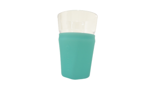 Cup sleeve glow aqua
