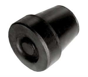 Kruk- en stokdoppen 16 mm zwart PR30037-BK