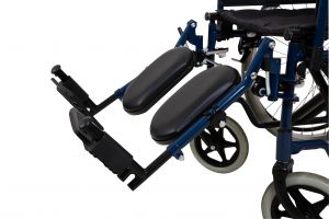 Comfort beensteunen voor transport rolstoel