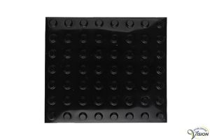 Reliefrondjes zwart, 8x2.8 / 56 st