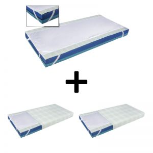 SatinSheet set - EXTRA 1x basislaken + 2x treklaken 4D