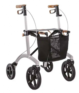 Saljol Aluminium Rollator - Met Grote Wielen