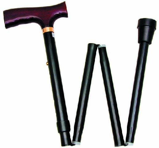 Opvouwbare Wandelstok Kort Zwart Pr30120 Bk